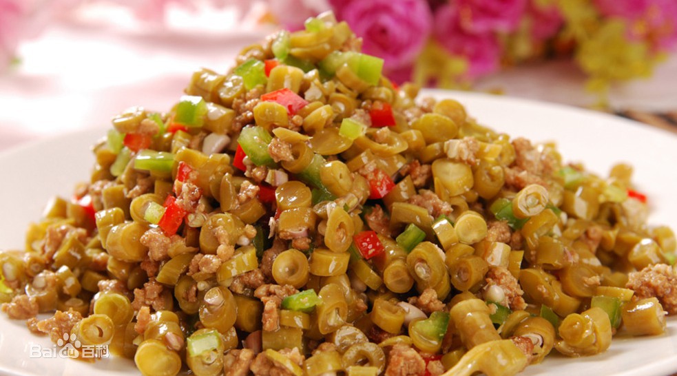 肉沫炒酸豆角的做法 怎么做肉沫炒酸豆角