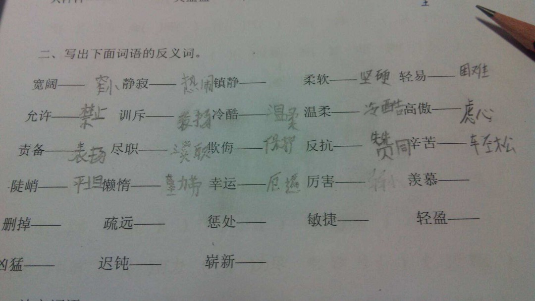 冷酷的反义词 大家一起来学习吧