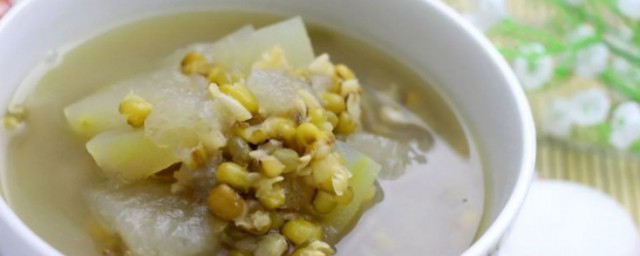 排骨冬瓜绿豆汤的功效你清楚吗？