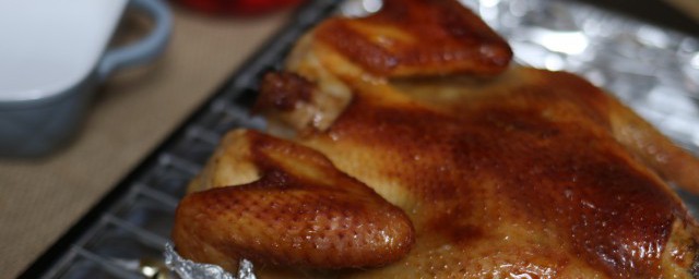 微波炉烤鸡的制作方法