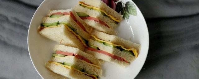 早餐三明治简单做法;对于三明治简单做法介绍