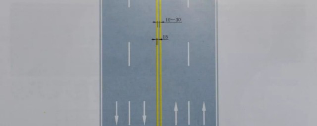 交通标线双黄实线中间加宽带斜线是啥解释;对于双黄实线中间加宽带斜线是啥介绍